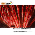 D15 mm vékony 3D RGB LED -cső fény